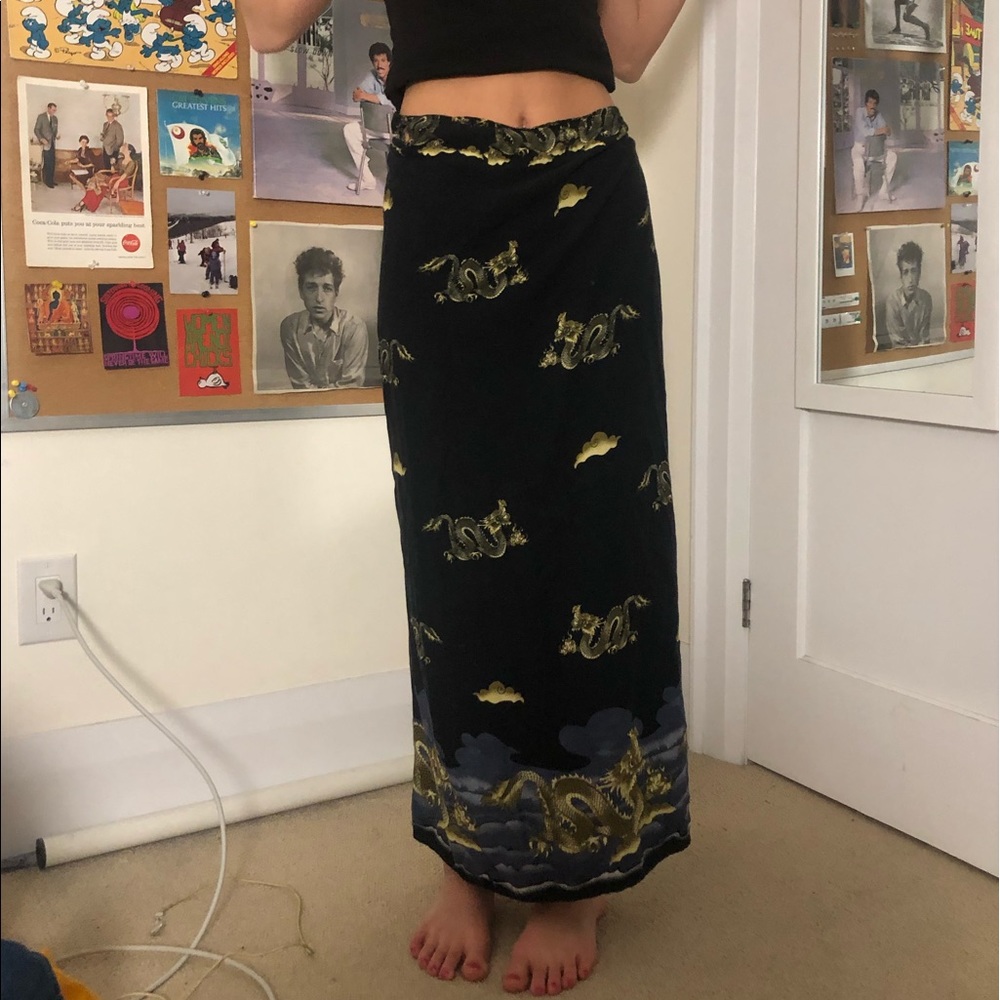 DRAGON WRAP SKIRT